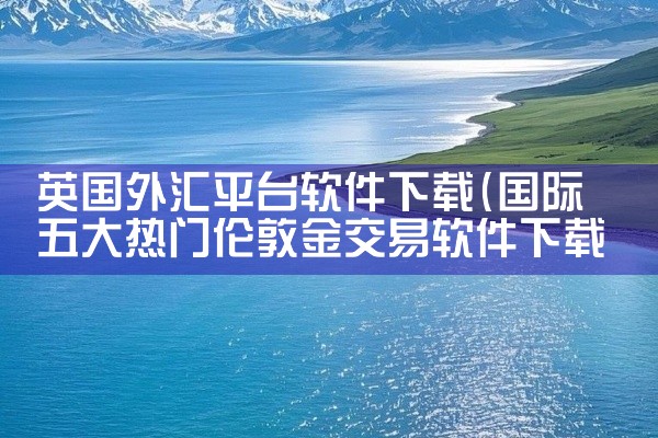 英国外汇平台软件下载